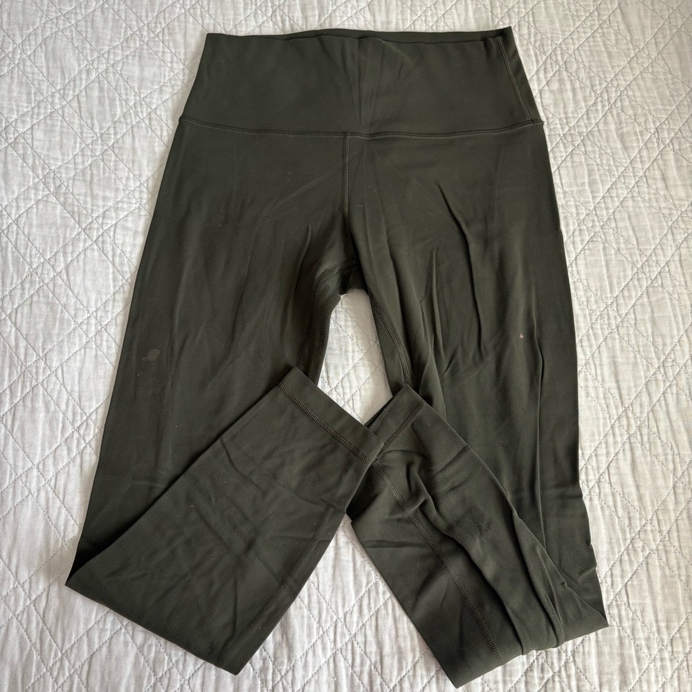 lululemon athletica Olive Green High-Rise Leggings